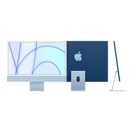 iMac 24" (2023) M3 de Apple con CPU de 8 núcleos GPU de 8 núcleos - 256 GB SSD - 8 GB AZERTY - Francés Vidrio estándar