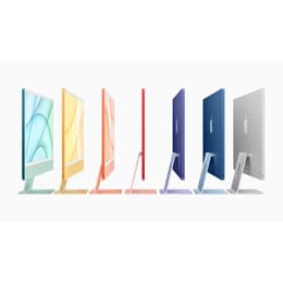 iMac 24" (2023) M3 de Apple con CPU de 8 núcleos GPU de 8 núcleos - 256 GB SSD - 8 GB AZERTY - Francés Vidrio estándar