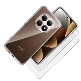 Funda Redmi Note 15 Pro Plus y 2 protectores de pantalla - TPU - Transparente