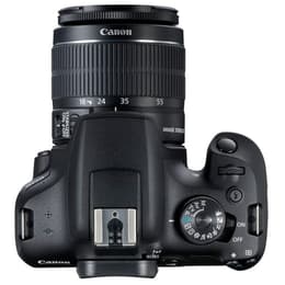 Canon EOS 2000D - Negro + Canon Zoom Lens EF-S 18-55mm f/3.5-5.6 IS II + Canon EF-S 55-250mm f/4.0-5.6 IS f/3.5-5.6 + f/4.0-5.6