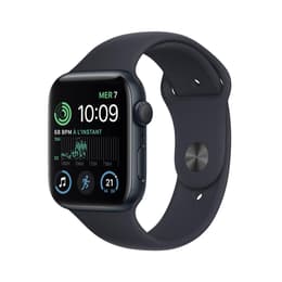 Apple Watch (Series SE) 2022 GPS 40 mm - Aluminio Medianoche - Correa deportiva Negro