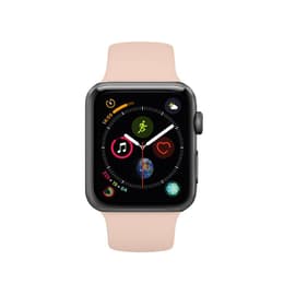 Apple Watch (Series 4) 2018 GPS 44 mm - Aluminio Gris espacial - Deportiva Rosa