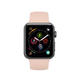 Apple Watch (Series 4) 2018 GPS 44 mm - Aluminio Gris espacial - Deportiva Rosa