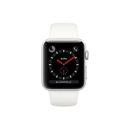 Apple Watch (Series 3) 2017 GPS 42 mm - Aluminio Plata - Deportiva Blanco