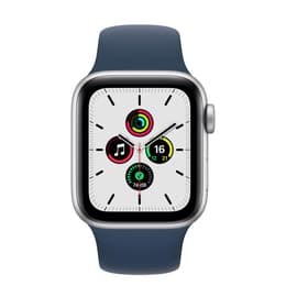 Apple Watch (Series SE) 2020 GPS 40 mm - Aluminio Plata - Correa deportiva Azul