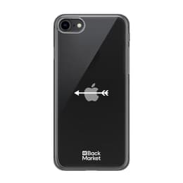 Back Market Funda iPhone 7/8/SE 2020/2022 y pantalla protectora - 60% Plástico reciclado - Transparente