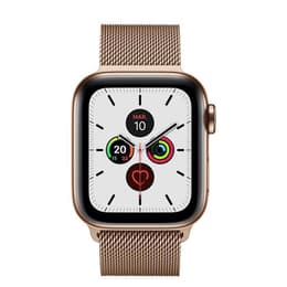 Apple Watch (Series 5) 2019 GPS + Cellular 44 mm - Aluminio Oro - Milanesa Oro