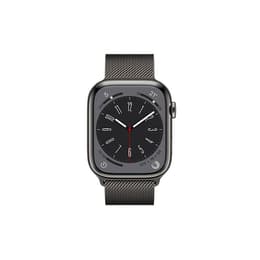 Apple Watch () 2023 GPS + Cellular 45 mm - Acero inoxidable Gris - Pulsera Milanese Loop Gris