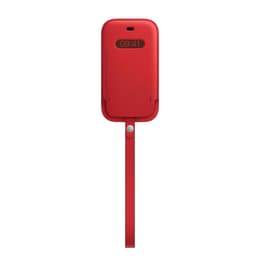Funda transparente Apple iPhone 12 mini - Magsafe - Piel Rojo