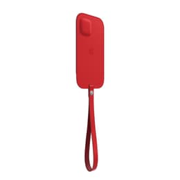 Funda transparente Apple iPhone 12 mini - Magsafe - Piel Rojo