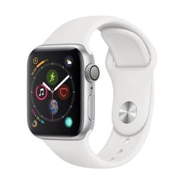 Apple Watch (Series 4) 2018 GPS 40 mm - Aluminio Plata - Deportiva Blanco