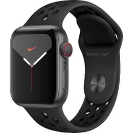 Apple Watch (Series 5) 2019 GPS + Cellular 40 mm - Aluminio Gris espacial - Deportiva Nike Antracita/negro