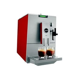 Cafeteras express con molinillo Jura ENA 7 L - Plata/Rojo