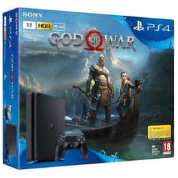 PlayStation 4 Slim 1000GB - Negro + God of War