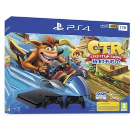 PlayStation 4 Slim 1000GB - Negro + Crash Team Racing Nitro-Fueled