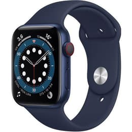 Apple Watch (Series 6) 2020 GPS + Cellular 44 mm - Aluminio Azul - Pulsera Milanese Loop Azul
