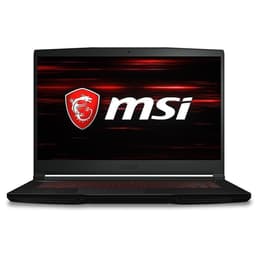MSI GF63 8RD-217FR 15" Core i5 2.3 GHz - SSD 1 TB - 16GB - NVIDIA GeForce GTX 1050 Ti AZERTY - Francés