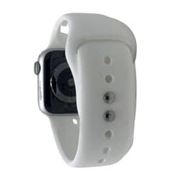 Apple Watch (Series 4) 2018 GPS + Cellular 44 mm - Acero inoxidable Plata - Correa deportiva Blanco