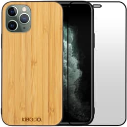 Funda iPhone 11 Pro Max y pantalla protectora - Madera - Marrón