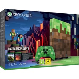 Xbox One S 1000GB - Marrón - Edición limitada Minecraft + Minecraft