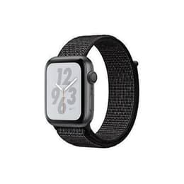 Apple Watch (Series 4) 2018 GPS 44 mm - Aluminio Gris espacial - Nailon trenzado Gris antracita