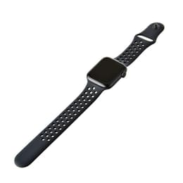 Apple Watch (Series 6) 2020 GPS 44 mm - Aluminio Gris espacial - Correa Nike Sport Negro/Blanco