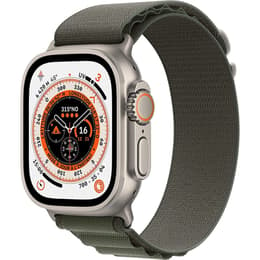 Apple Watch (Ultra) 2022 GPS 49 mm - Titanio Gris - Correa Loop Alpine Verde