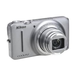 Cámara compacta Nikon Coolpix S9200 - Plata