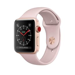 Apple Watch (Series 2) 2016 GPS 38 mm - Aluminio Oro - Deportiva Rosa arena
