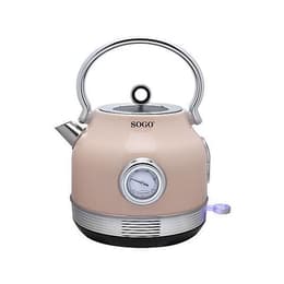 Sogo KET-SS-7760 Beige 1,7000L - Hervidor de agua eléctrico