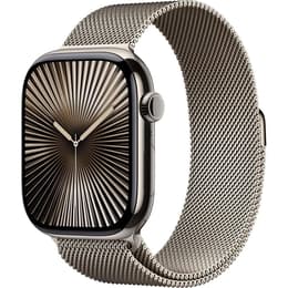 Apple Watch Series 10 (2024) GPS + Cellular 46 mm - Titanio Natural - Pulsera Milanese Loop Gris
