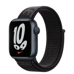 Apple Watch (Series 7) 2021 GPS 41 mm - Aluminio Medianoche - Correa loop Nike Negro