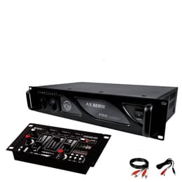 Ibiza Sound Amplificateur sono 2 x 500W MY DEEJAY AX-1000 MyDj + Table de mixage DJ21 4 voies 7 entrées + USB Amplificador