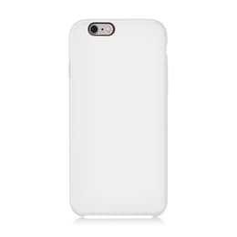 Funda iPhone 6 Plus/6S Plus y 2 protectores de pantalla - Silicona - Blanco