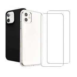 Funda iPhone 11 y 2 protectores de pantalla - TPU - Transparente