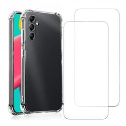 Funda Galaxy A14 y 2 protectores de pantalla - TPU - Transparente