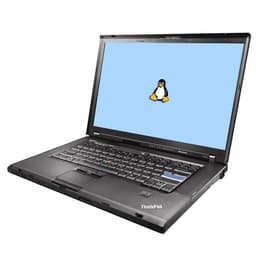 Lenovo ThinkPad T500 15" Core 2 2.2 GHz - SSD 128 GB - 4GB - teclado francés