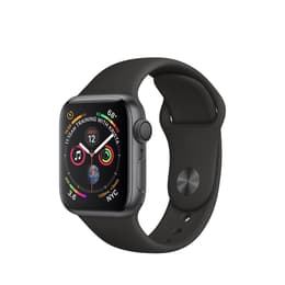 Apple Watch (Series 4) 2018 GPS 40 mm - Aluminio Negro - Correa deportiva Negro
