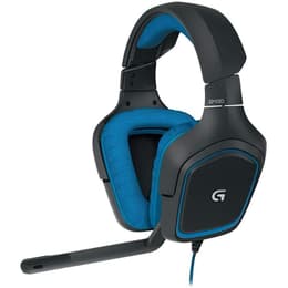Cascos gaming con cable micrófono Logitech G430 - Azul/Negro