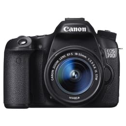 Cámara Reflex - Canon EOS 70D + Objetivo 18-55 mm