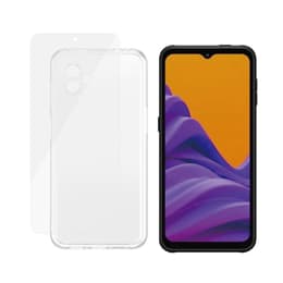 Funda Galaxy Xcover6 Pro y pantalla protectora - Silicona - Transparente