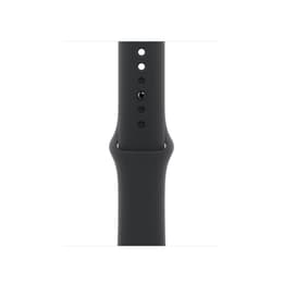Apple Watch Series 9 (2023) GPS + Cellular 41 mm - Acero inoxidable Plata - Correa deportiva Negro