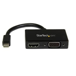 Star Tech Mini DisplayPort to VGA DVI HDMI Adapter MDP2HDVGA Cable