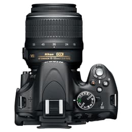 Réflex D5100 - Negro + Nikon AF-S DX Nikkor VR f/3.5-5.6