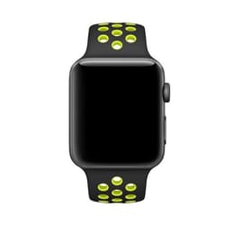 Apple Watch (Series 1) 2016 GPS 42 mm - Aluminio Gris espacial - Correa Nike Sport Negro/Volt