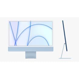 iMac 24" (2023) M3 de Apple con CPU de 8 núcleos GPU de 8 núcleos - 256 GB SSD - 8 GB QWERTY - Italiano Vidrio estándar
