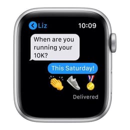 Apple Watch Series 6 (2020) GPS + Cellular 44 mm - Acero inoxidable Plata
