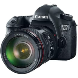 Réflex EOS 6D - Negro + Canon Canon EF 24-105 mm f/4L IS USM f/4L IS USM