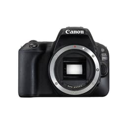 Réflex - Canon EOS 200D Negro + objetivo Canon EF-S 18-135mm f/3.5-5.6 IS