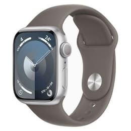 Apple Watch Series 9 (2023) GPS 41 mm - Aluminio Plata - Correa deportiva Gris